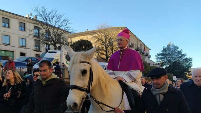 Ruiz Martorell entró, a lomos de un caballo blanco, en Sigüenza
