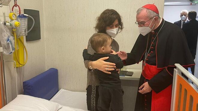 Parolin, en el Bambino Gesú