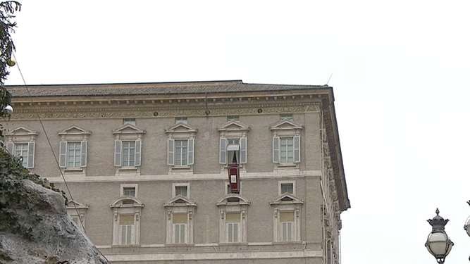 La ventana del Papa en Navidad