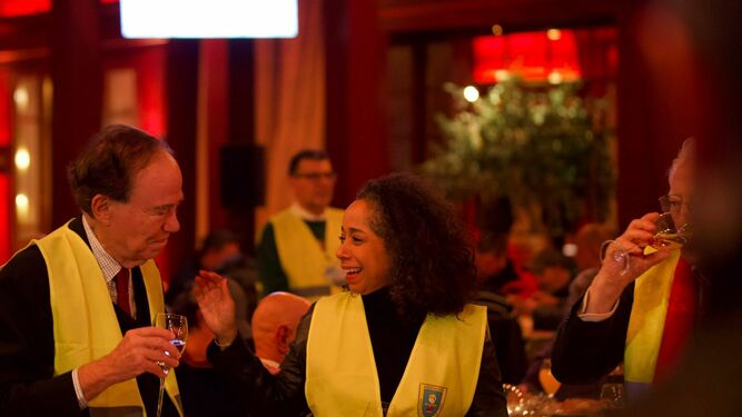 Cena de Mensajeros de la Paz en el Teatro Real