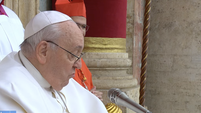 Francisco, en la bendición Urbi et Orbi