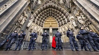 La catedral de Colonia, registrada por la Policía