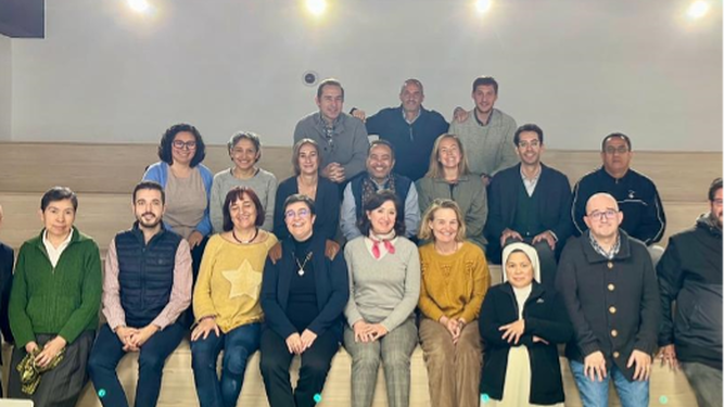 Alumnos de la primera promoción