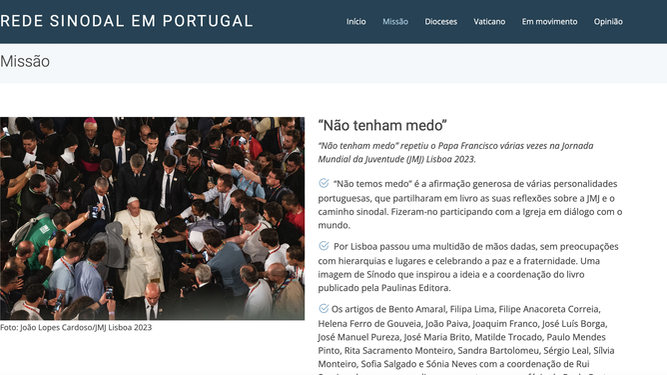 Imagen del contenido de 'Rede Sinodal'