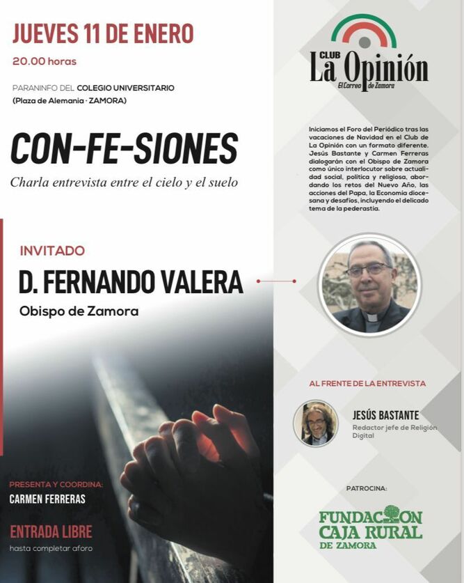 Cartel de Con-FE-siones, entre el obispo de Zamora y el redactor jefe de RD