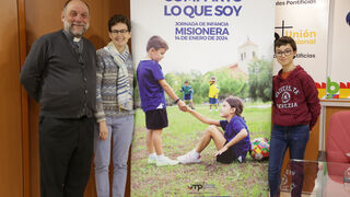 Mateo Méndez, con Elvira Pillado y José María Calderón