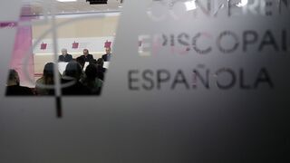 Rueda de prensa en Añastro, sede de la CEE