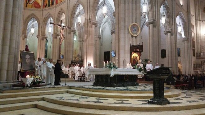 Celebración teresiana en La Almudena. Madrid.