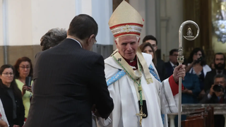 El arzobispo de Guatemala, con el nuevo presidente
