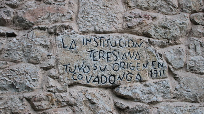 Inscripción en Covadonga