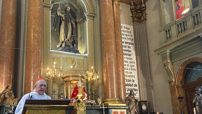 El cardenal Osoro, en San Antón