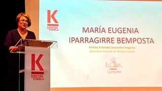 Mª Eugenia Iparraguirre, Directora de Kristau Eskola: “Las huelgas están afectando negativamente a la enseñanza y a los centros”