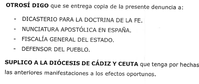 Denuncia contra Zornoza