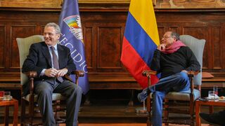 Marco Impagliazzo y Gustavo Petro