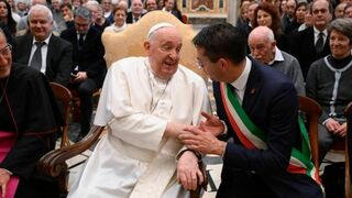 Audiencia del Papa a una Delegación de la diócesis de Belluno-Feltre