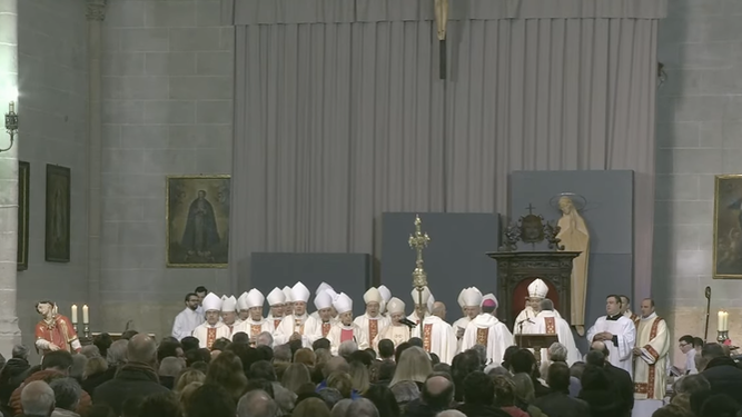 Ceremonia en la catedral de Palencia