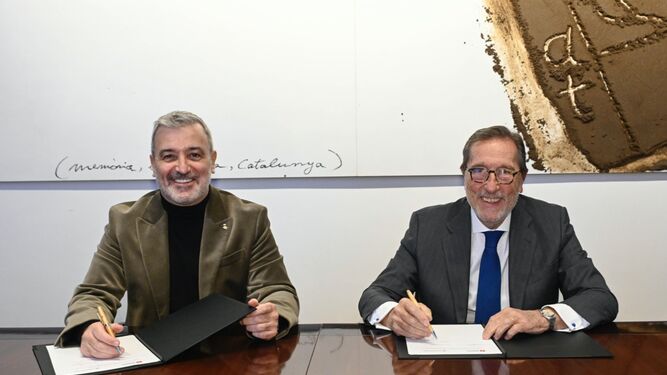 Jaume Collboni y Antoni Vila