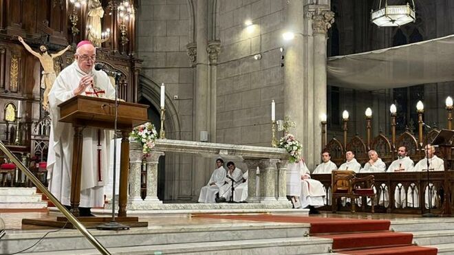 Primera homilía de Monseñor Giobando en Mar del Plata