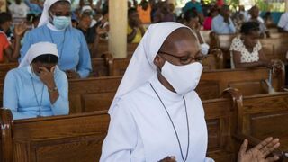 Religiosas en Haití