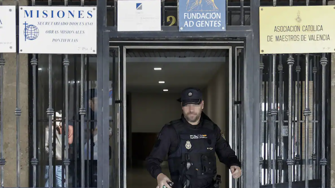 La Policía, en el lugar de los hechos