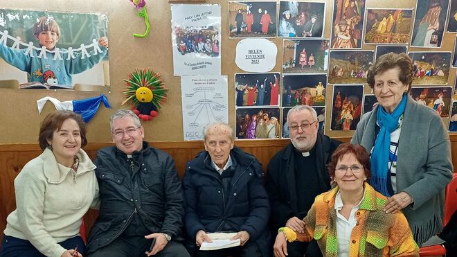 D. Pablo y Mari pepa homenajeados en Amara (San Sebastián)
