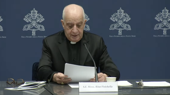 Fisichella, durante la rueda de prensa