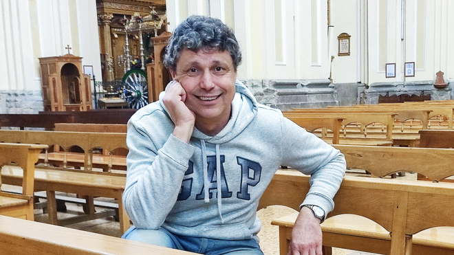 Santos Urías, en su parroquia de Lavapiés