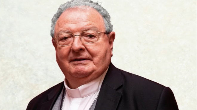 Manuel Herrero, obispo emérito de Palencia