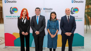 Sara García, Juan José Etxeberria, Nerea Melgosa y Asier Perallos