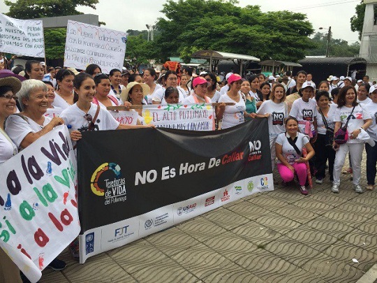Marcha contra violencia de género