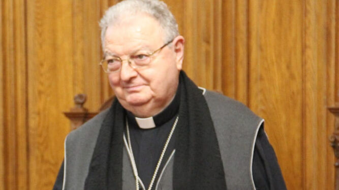 El obispo emérito de Palencia, Manuel Herrero