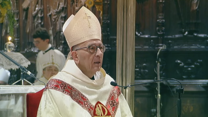 El cardenal Omella, durante su homilía en la ordenación episcopal de Florencio Roselló