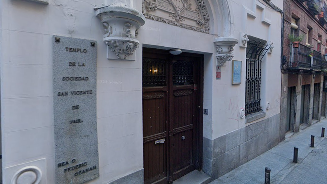 El templo pertenecía a la Sociedad de San Vicente de Paúl