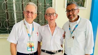 Mons. Edson Damian, Mons. Walter, Mons. Vanthuy