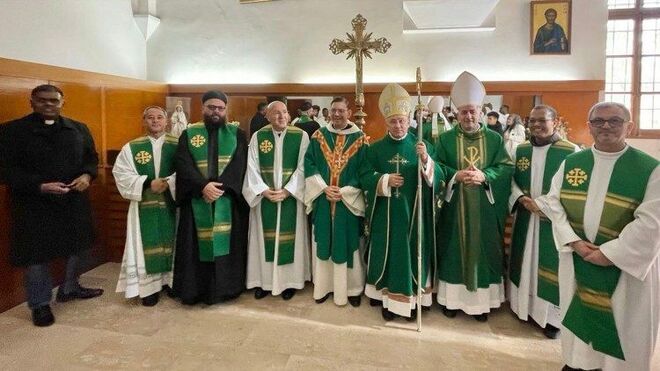 Monseñor Peña Parra en Chipre