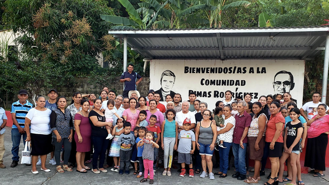 La comunidad Dimas Rodríguez de El Salvador