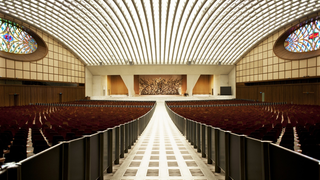 Sala de audiencias del vaticano