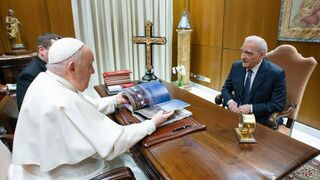 El Papa, con Scorsese