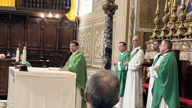 Cardenal Cobo. Misa en San Pedro