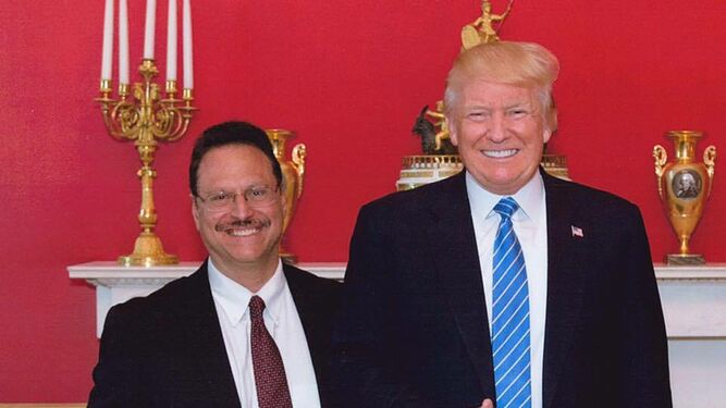 Mario Bramnick con Donald J. Trump