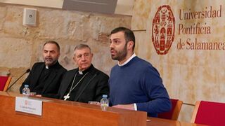 Conferencia en las fiestas patronales de la Facultad de Derecho Canónico de la UPSA