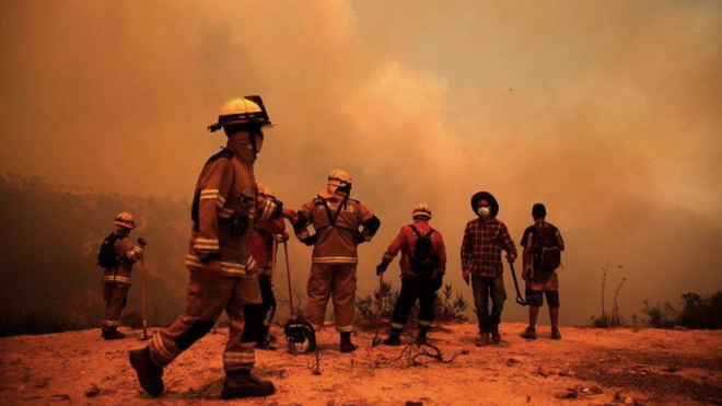 Incendios en Valparaíso
