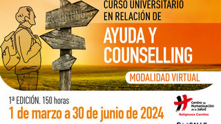 Curso universitario en Relación de Ayuda y Counselling