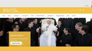 Nuevo sitio web del Dicasterio para el Clero
