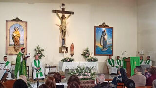Cobo, en la parroquia Virgen del Mar