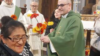 Recuerdo de Modesta y otros fallecidos, en la iglesia de las Maravillas de Madrid