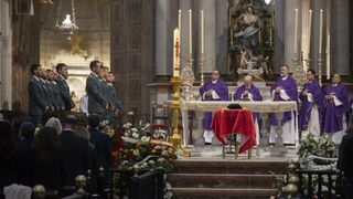 Misa fúnebre por Miguel Ángel González en la catedral de Cádiz