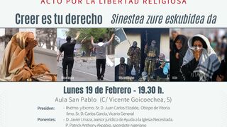 La Iglesia defiende el derecho a ser creyente