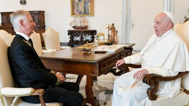 El Papa, y el embajador ruso ante la Santa Sede
