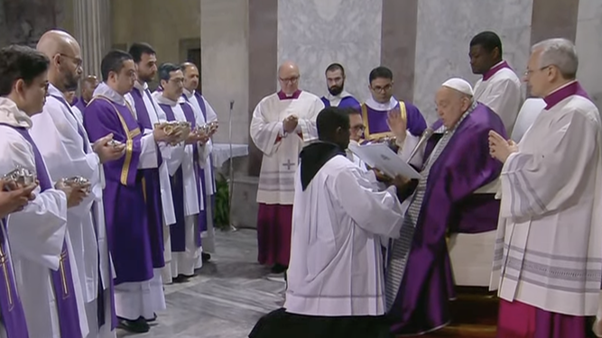 Bendición de la ceniza